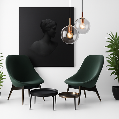 Virel Modern Wall Sconce with Hanging Glass Ball Design for Interiors