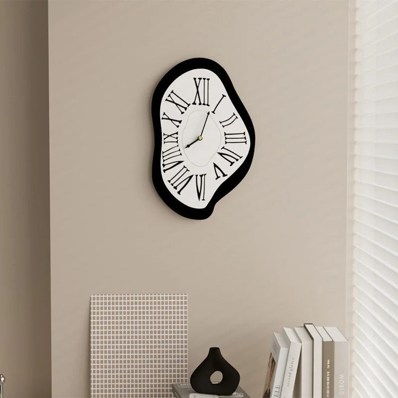 Mirage Modern Wall Clock – Unique Acrylic Art for Home Decor