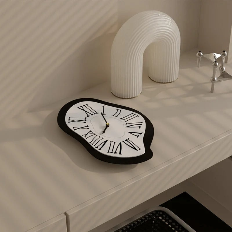 Mirage Modern Wall Clock – Unique Acrylic Art for Home Decor