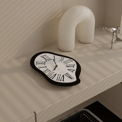 Mirage Modern Wall Clock – Unique Acrylic Art for Home Decor