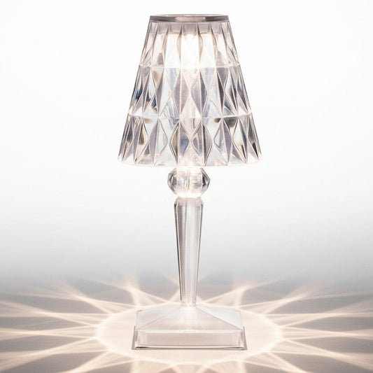 Diamonte Acrylic Table Lamp – Modern Cordless Design for Stylish Interiors