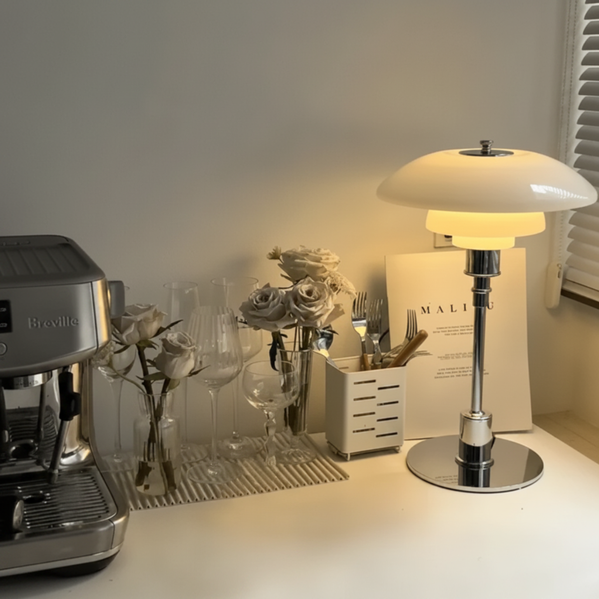 Lumetra Modern Dimmable Table Lamp for Cozy Ambient LED Lighting