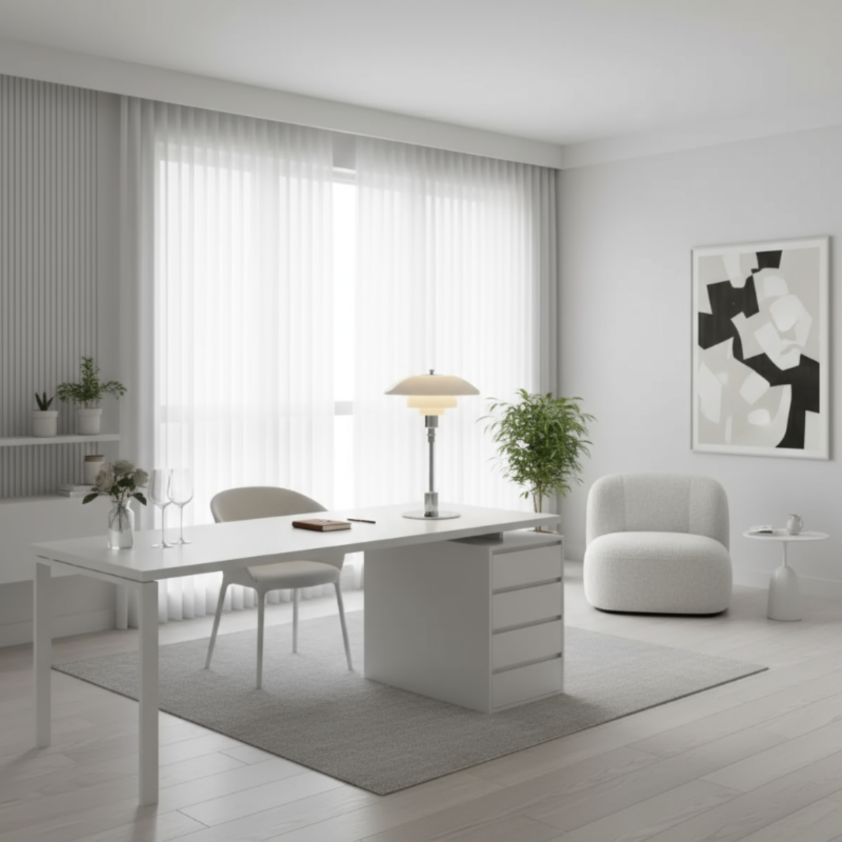 Lumetra Modern Dimmable Table Lamp for Cozy Ambient LED Lighting