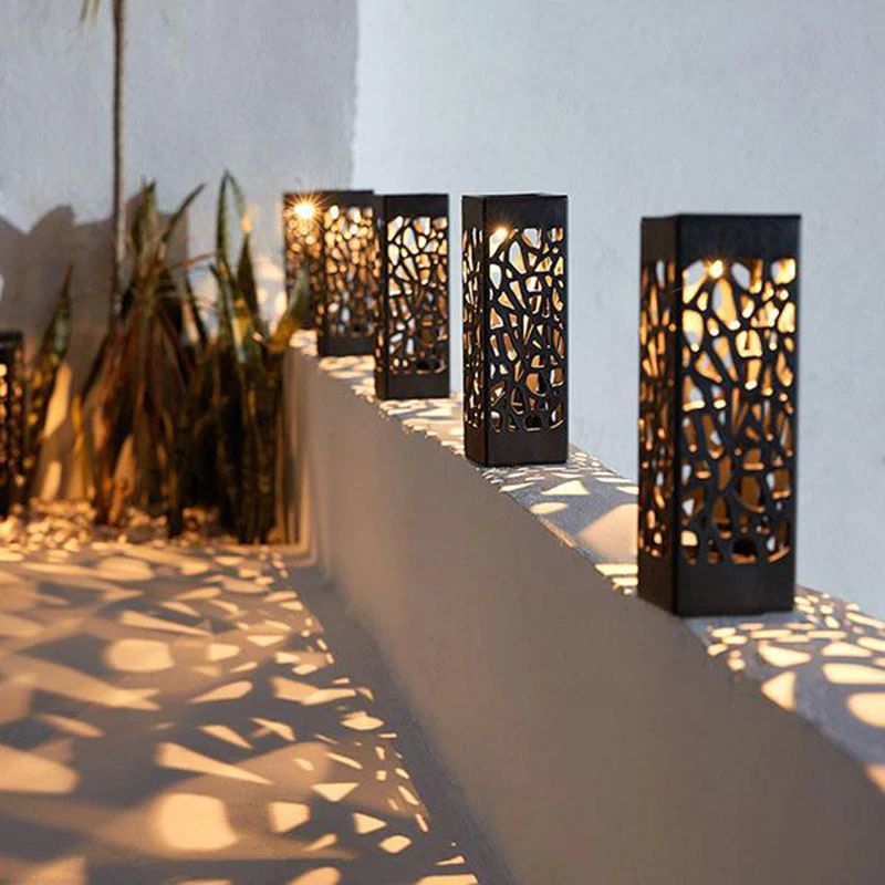 Elaria ShadowCast Solar Lantern for Decorative Garden Lighting Ambience