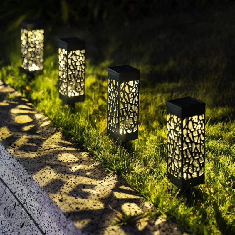 Elaria ShadowCast Solar Lantern for Decorative Garden Lighting Ambience