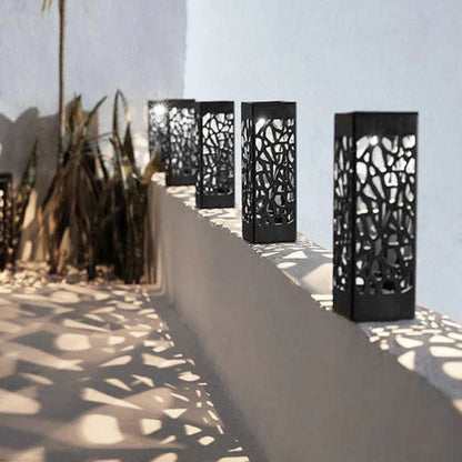 Elaria ShadowCast Solar Lantern for Decorative Garden Lighting Ambience