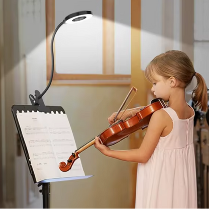 Avirel LED Student Desk Lamp with Flexible Gooseneck and Adjustable Brightness