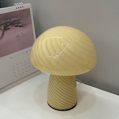 Nelyra Modern Table Lamp – Stylish Glass Design for Bedroom Lighting