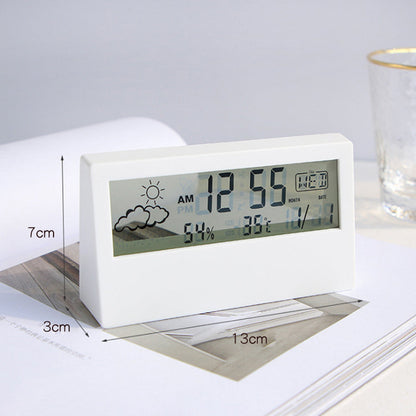 NovaEase Small Digital Table Clock with Clear Multifunction Display Features