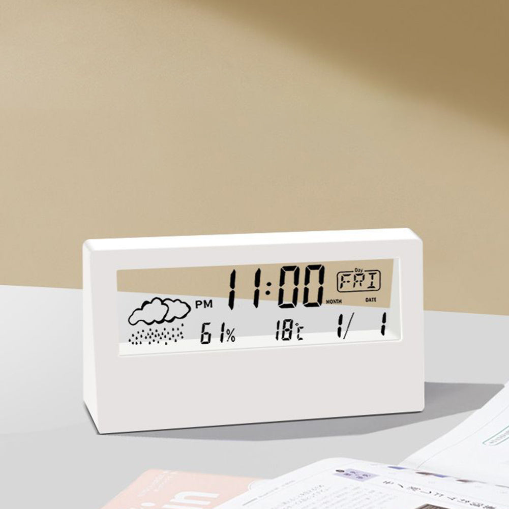 NovaEase Small Digital Table Clock with Clear Multifunction Display Features