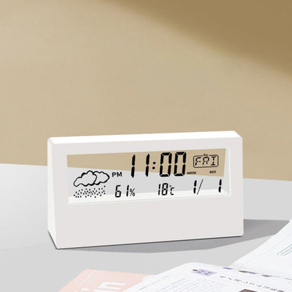 NovaEase Small Digital Table Clock with Clear Multifunction Display Features