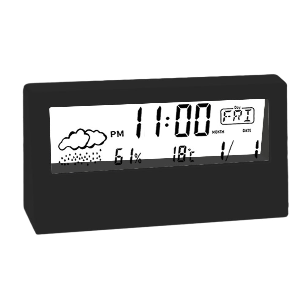 NovaEase Small Digital Table Clock with Clear Multifunction Display Features
