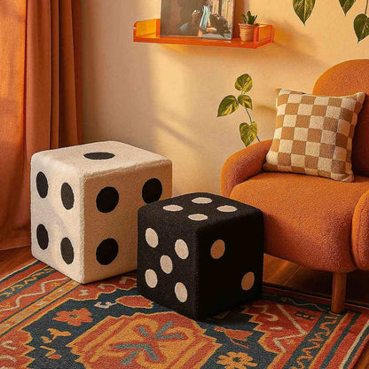 Divo Modern Footstool Ottoman – Durable Acrylic Stylish Seating Solution