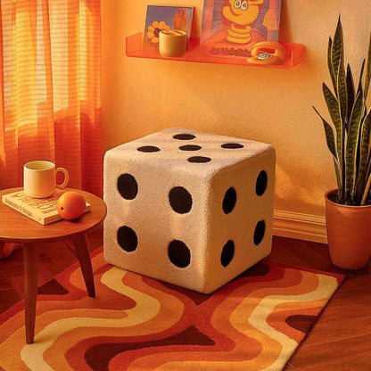 Divo Modern Footstool Ottoman – Durable Acrylic Stylish Seating Solution