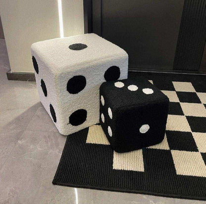 Divo Modern Footstool Ottoman – Durable Acrylic Stylish Seating Solution
