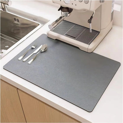 HydroEase Quick Dry Dish Mat – Super Absorbent Kitchen Drying Solution