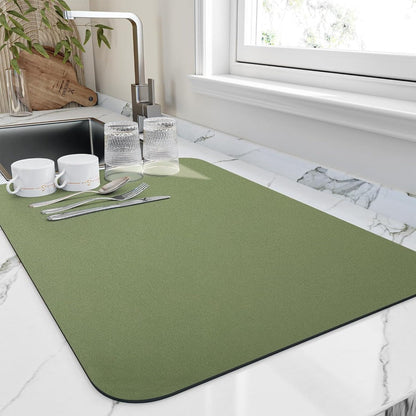 HydroEase Quick Dry Dish Mat – Super Absorbent Kitchen Drying Solution