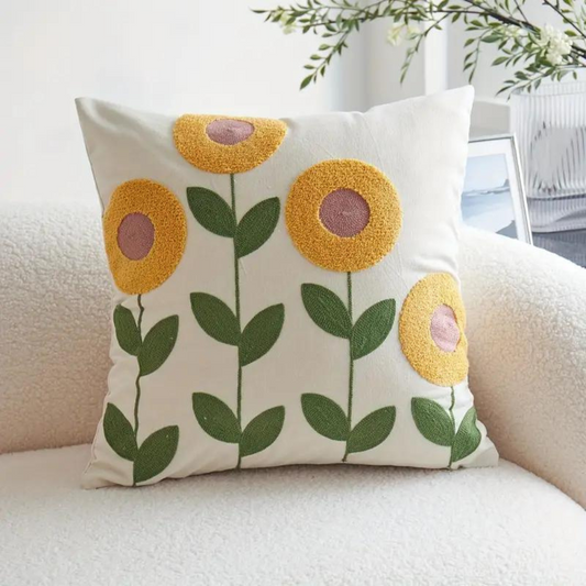 Elysia Nature-Inspired Sofa Cushion Covers – Durable Microfibre Blend Accent 0