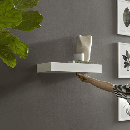 Nexora Modern Floating Shelf – Hidden Storage Solution for Stylish Interiors