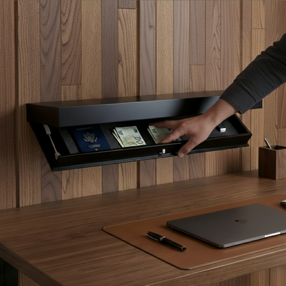 Nexora Modern Floating Shelf – Hidden Storage Solution for Stylish Interiors