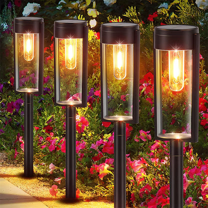 Solvanta Solar Garden Lights Waterproof Adjustable Outdoor Pathway Lighting