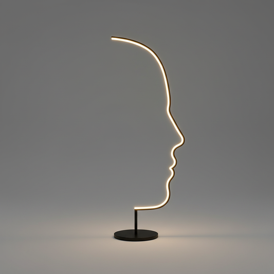 Face Floor Lamp | Modern Standing Lamp for Living Room
