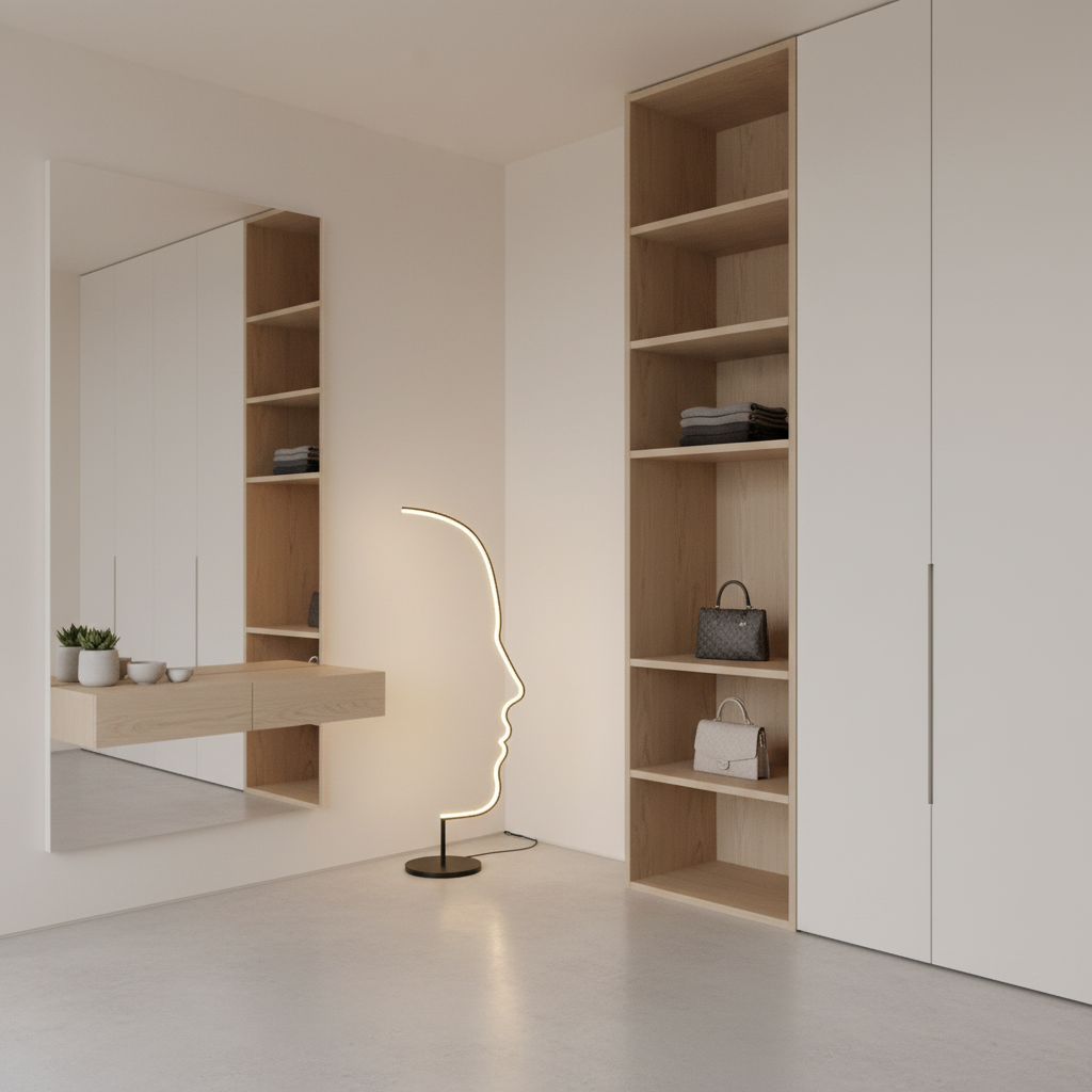 Face Floor Lamp - Modern Standing Lamp for Living Room