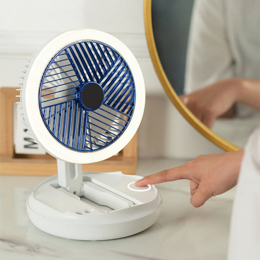 Flexta Small Table Fan – Adjustable 4-Speed Quiet Cooling for Versatile Use 2