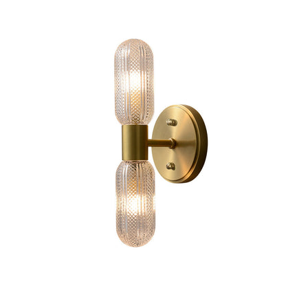 Galet Indoor Brass Wall Sconce – Dual LED Up and Down Wall Lighting