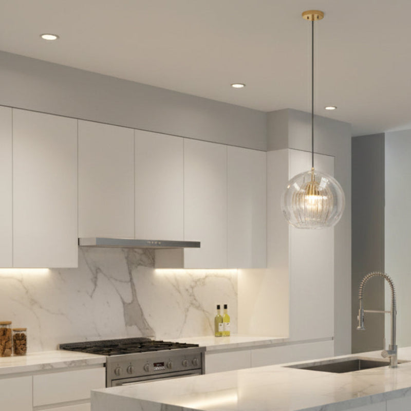Galio Modern Black Glass Pendant Light – Stylish Ambient  Lighting