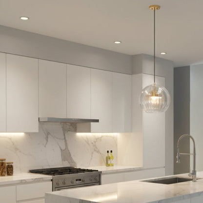 Galio Modern Black Glass Pendant Light – Stylish Ambient  Lighting