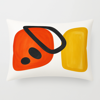 Lago Modern Geometric Pillowcase – Stylish Lumbar Support for Home Decor
