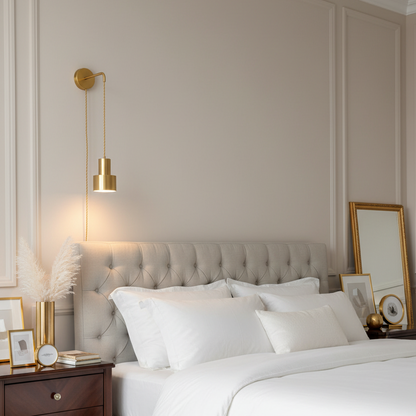 Jini Modern Gold Wall Light – Stylish Sconce for Ambient Illumination