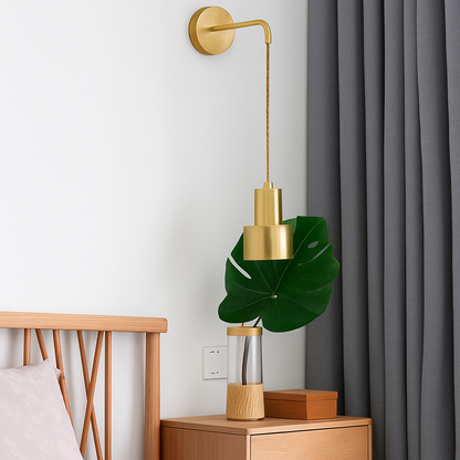Jini Modern Gold Wall Light – Stylish Sconce for Ambient Illumination