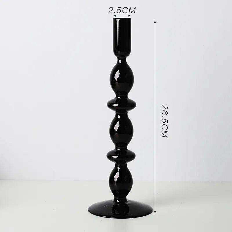Rosa Stylish Glass Candle Holders – Elegant Decorative Accent for Any Space