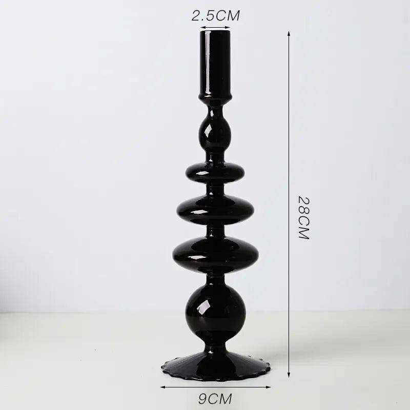 Rosa Stylish Glass Candle Holders – Elegant Decorative Accent for Any Space