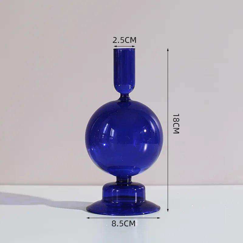 Rosa Stylish Glass Candle Holders – Elegant Decorative Accent for Any Space