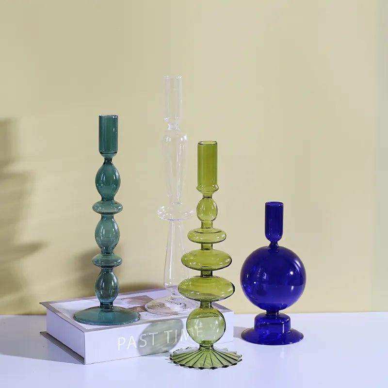 Rosa Stylish Glass Candle Holders – Elegant Decorative Accent for Any Space