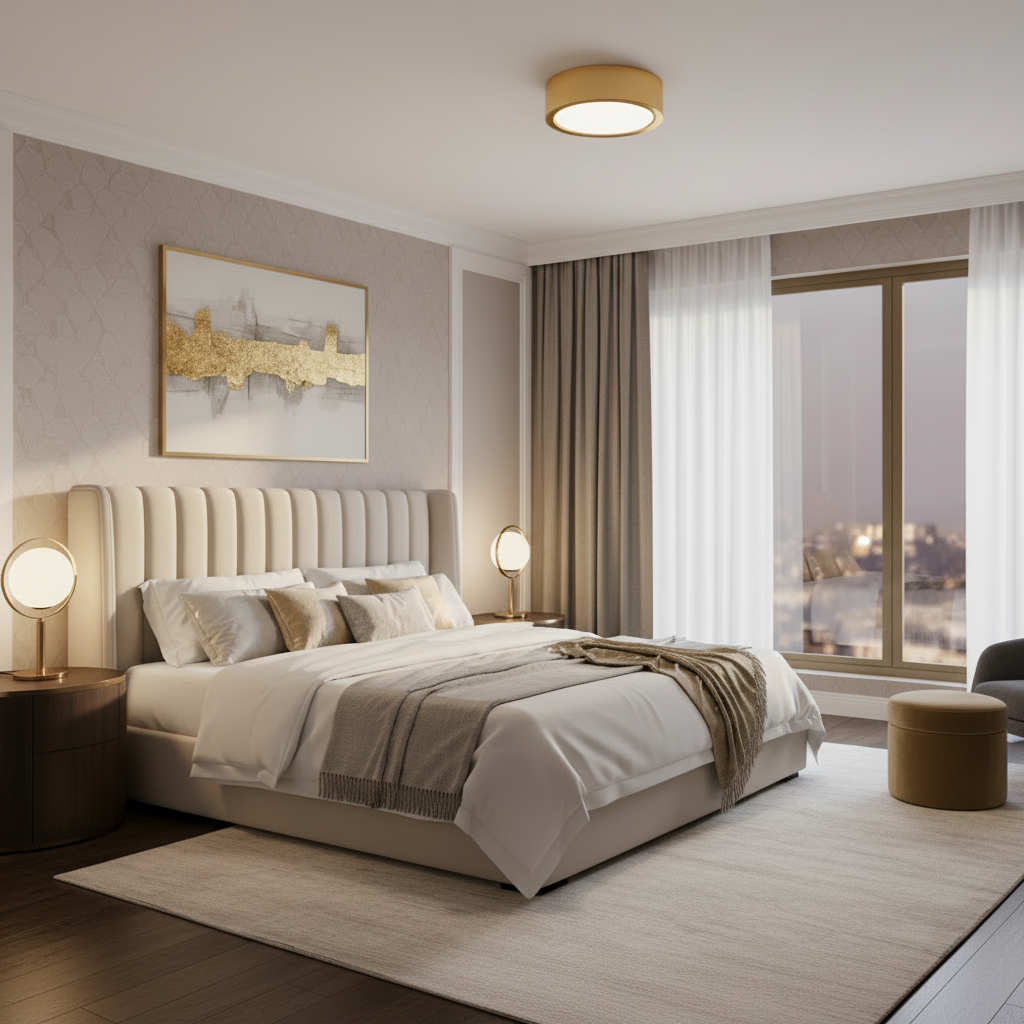Elvara Ultra-Thin Modern LED Ceiling Light for Elegant Interiors
