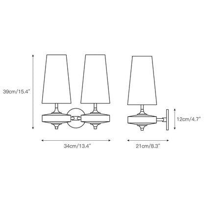 Elio Modern Wall Sconce – Adjustable LED Lighting for Stylish Ambient Illumination