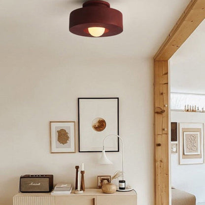 Cavelle Flush Mount Ceiling Light – Sleek Contemporary Style with Soft Illumination