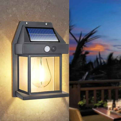 SunLuxe Heritage Solar Motion Sensor Wall Light for Gardens