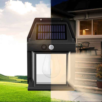 SunLuxe Heritage Solar Motion Sensor Wall Light for Gardens