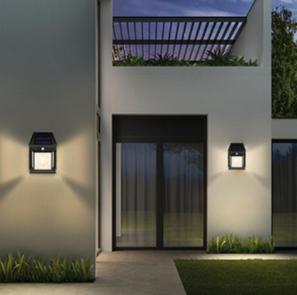 SunLuxe Heritage Solar Motion Sensor Wall Light for Gardens