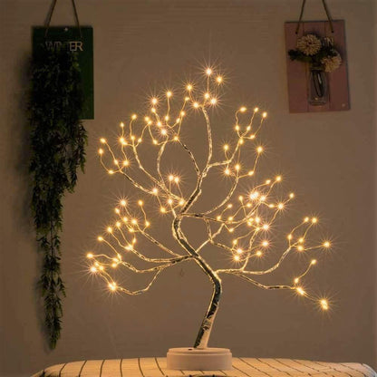 Elara Glow Tree Lamp with Warm White LED Ambient Lighting