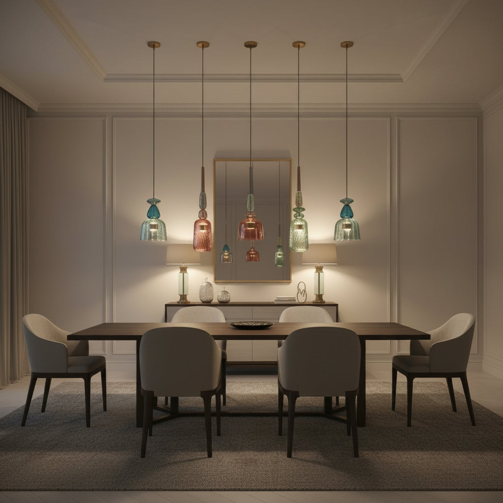 Asola Kitchen Pendant Lighting – Artistic Glass Design for Stylish Spaces
