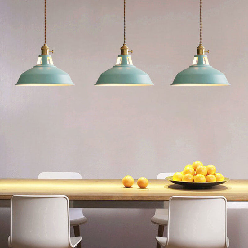 Ivey Pendant Lighting – Colorful Adjustable Barn Shade for Modern Interiors