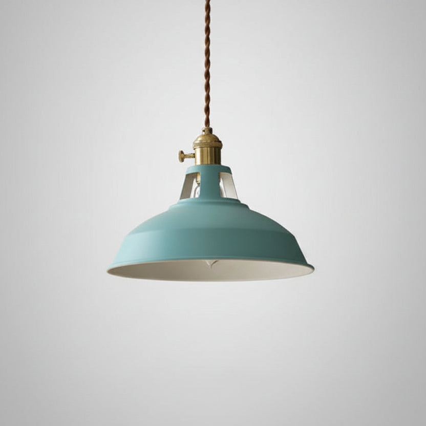 Ivey Pendant Lighting – Colorful Adjustable Barn Shade for Modern Interiors