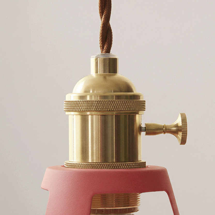Ivey Pendant Lighting – Colorful Adjustable Barn Shade for Modern Interiors