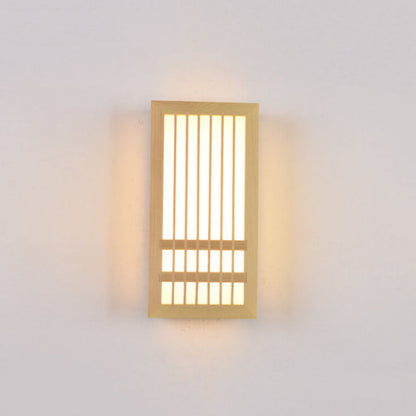 Yorven Modern Wall Sconce Lighting Natural Wood Warm LED Design